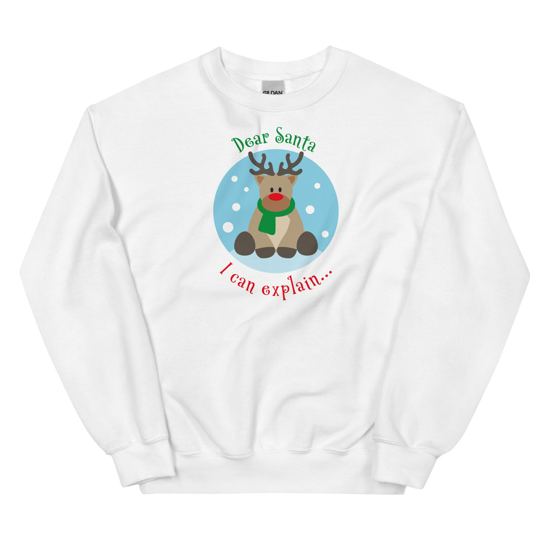 Dear Santa. I can explain. Sweatshirt for mama. - TeesForToddlersandKids -  sweatshirt - christmas, holidays, women - dear-santa-i-can-explain-sweatshirt-for-mama