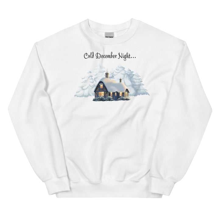 Cold December Night II. Sweatshirt for mama. - TeesForToddlersandKids -  sweatshirt - christmas, holidays, women - cold-december-night-ii-sweatshirt-for-mama