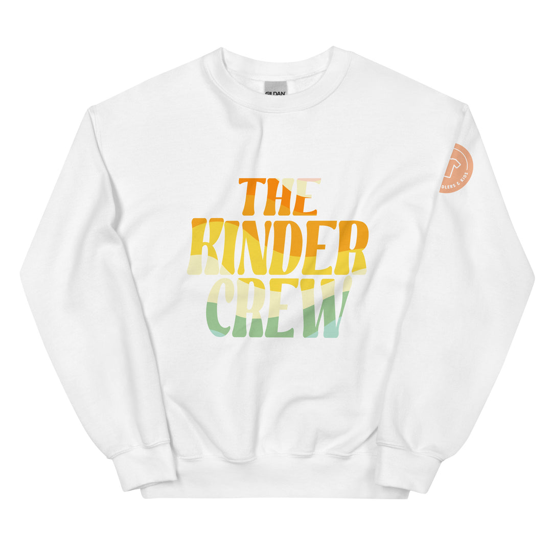 The Kinder Crew. Kindergarten sweatshirt for teachers.