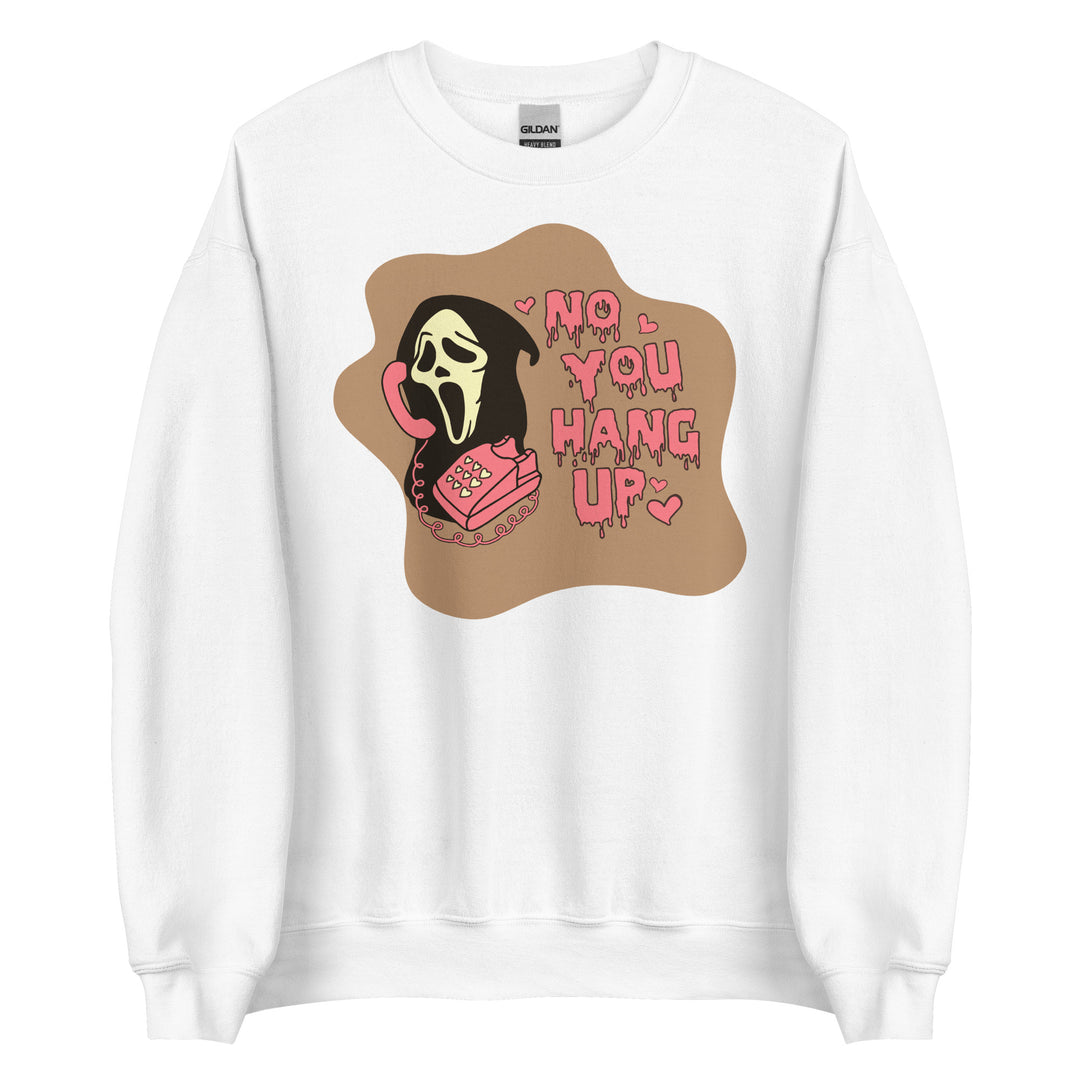 No you hang up in Doe Tan. Unisex Crewneck Halloween Sweatshirt