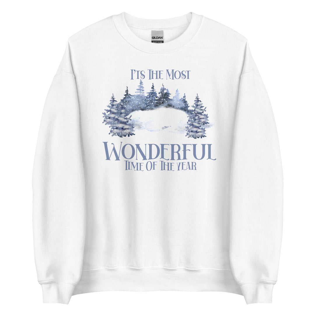 It's the most wonderful time of the year I. Christmas sweatshirt.