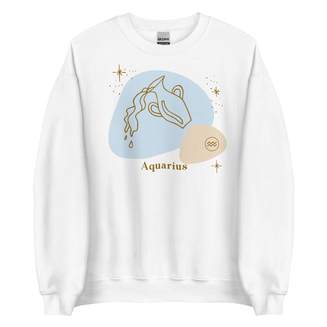 Aquarius Sweatshirt | Aquarius Zodiac Shirt | Capricorn Gifts | Astrology Sweatshirt | Horoscope Shirt | Astrology Shirt | Blue