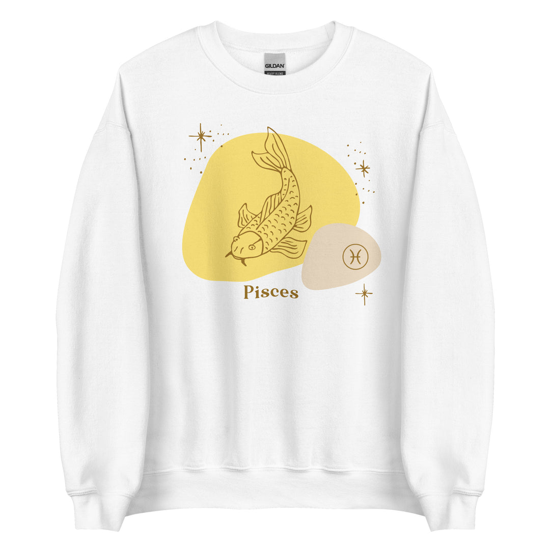 Pisces Sweatshirt | Pisces Zodiac Shirt | Capricorn Gifts | Astrology Sweatshirt | Horoscope Shirt | Astrology Shirt | Yellow