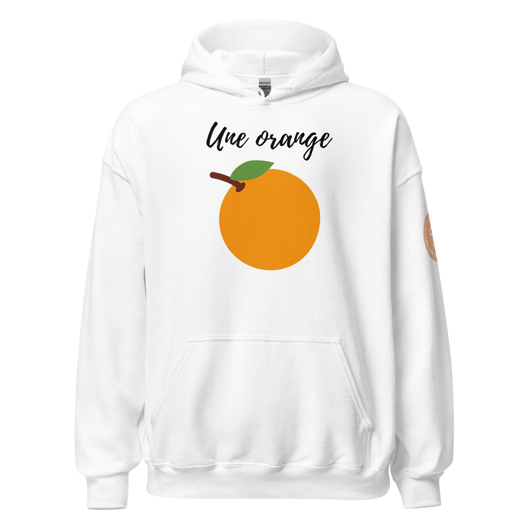 Une Orange. Hoodie for Women - TeesForToddlersandKids -  hoodie - hoodie, mama, women - une-orange-hoodie-for-women