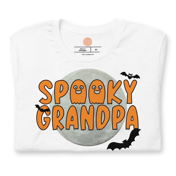 Spooky grandpa. Short sleeve t shirt for men.