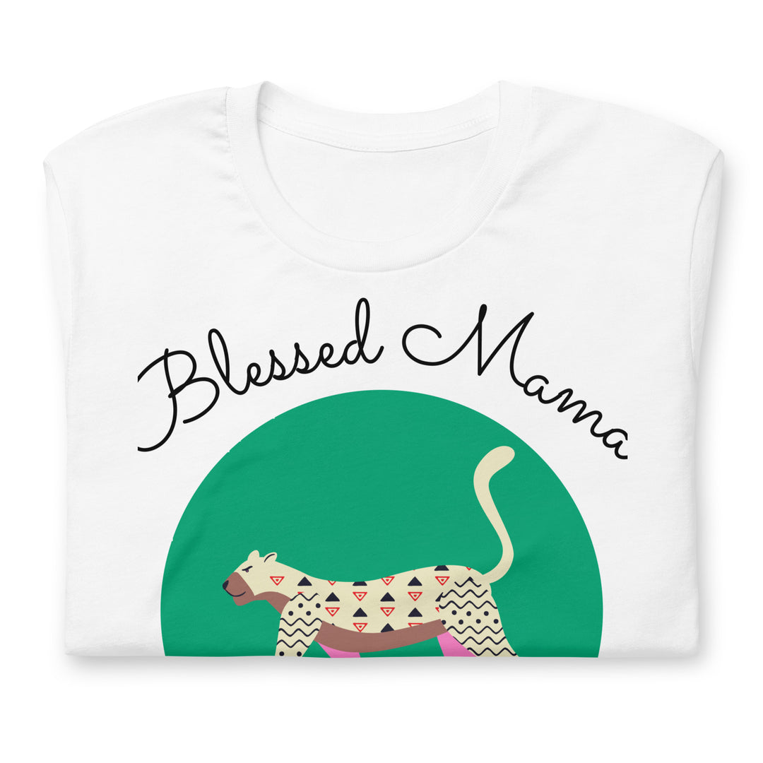 Blessed Mama | Mother’s Day | Walking Tiger | Vibrant Yellow | Gift for her | Mom shirt | Gift from husband