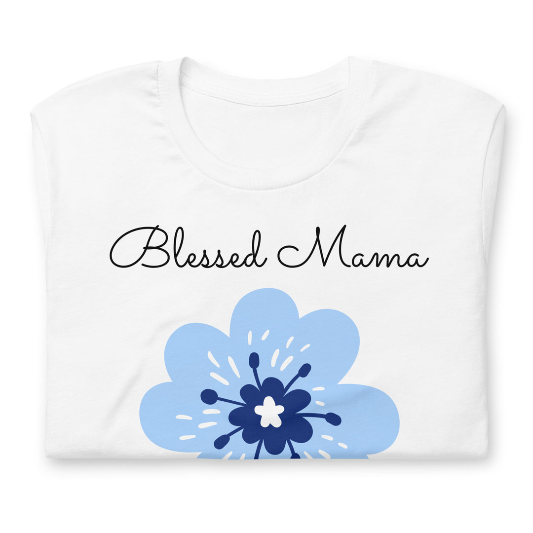 Blessed mama of two and four legged. A t-shirt for mama.