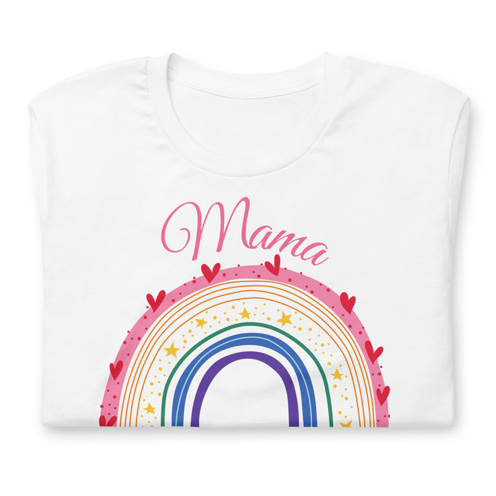 Mama with rainbow and hearts | Mother’s Day | Gift for her | Mom shirt | Mama shirt | Gift for mothers | Gift from husband | Baby announcement