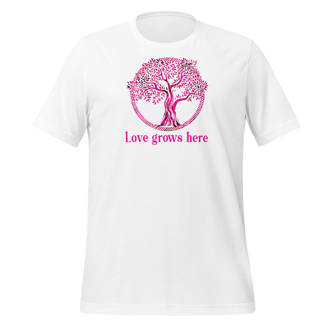 Love grows here | Mother’s Day | Gift for her | Mom shirt | Mama shirt | Gift for mothers | Gift from husband | Baby announcement | Tree of Life