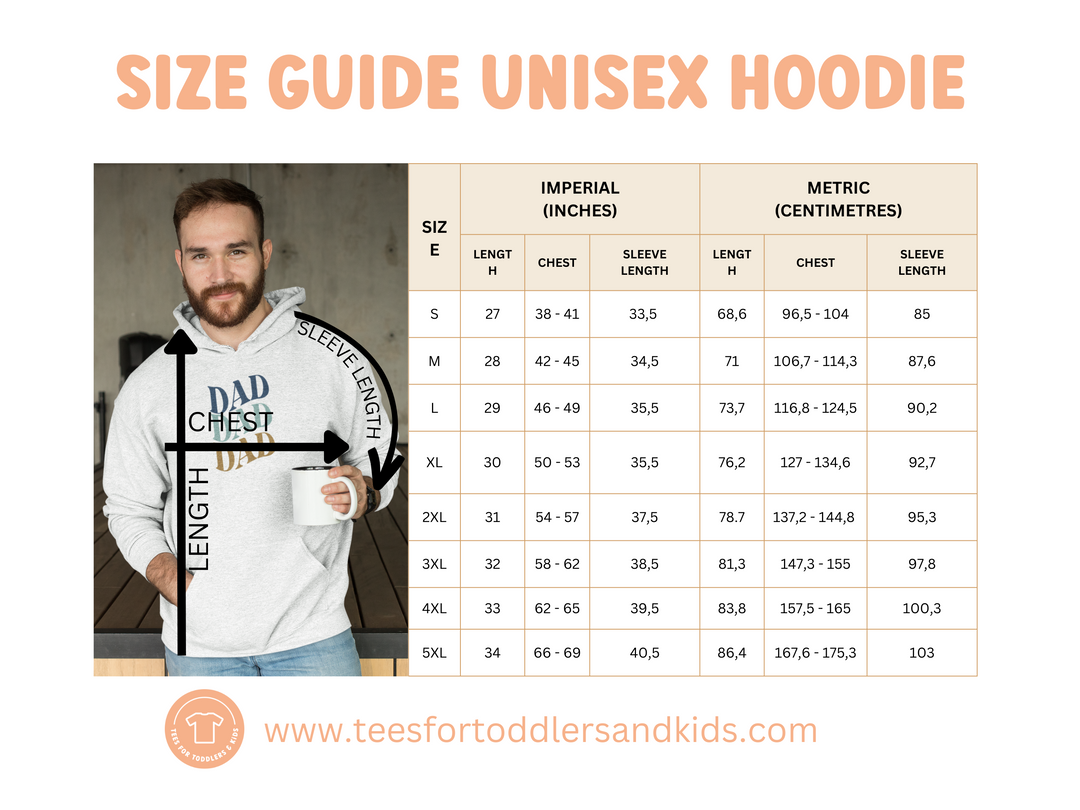 Grandad. Like a dad. Only grander. Hoodie for men. - TeesForToddlersandKids -  hoodie - men - grandad-like-a-dad-only-grander-hoodie-for-men