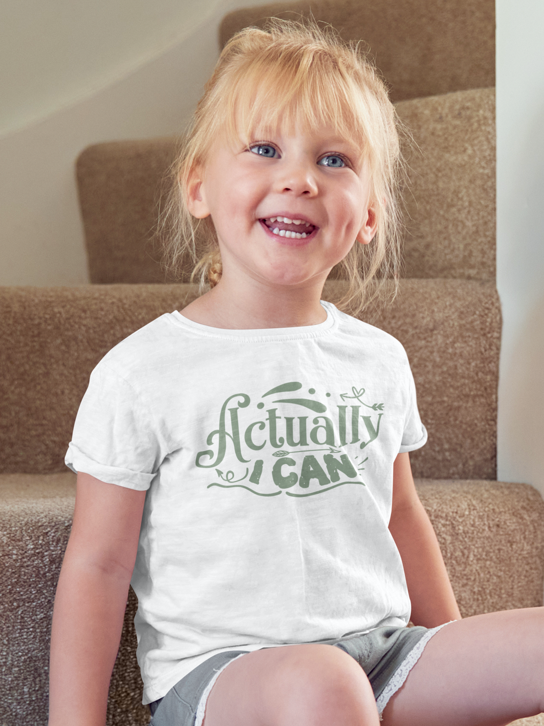 Actually I Can Loden Frost. Short Sleeve T Shirt For Toddler And Kids. - TeesForToddlersandKids -  t-shirt - positive - actually-i-can-loden-frost-short-sleeve-t-shirt-for-toddler-and-kids