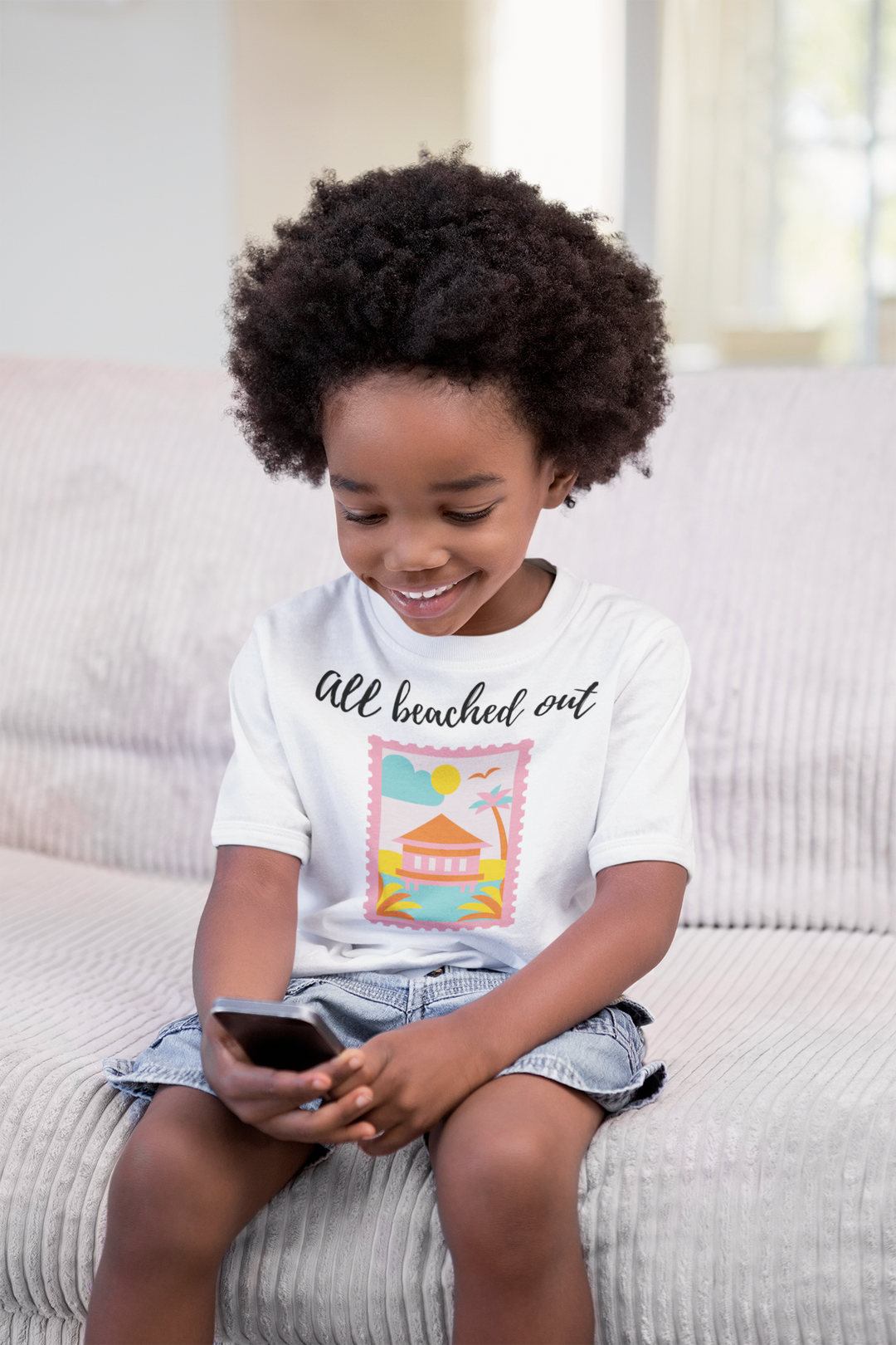 All beached out. Short sleeve t shirt for toddler and kids. - TeesForToddlersandKids -  t-shirt - seasons, summer - all-beached-out-short-sleeve-t-shirt-for-toddler-and-kids