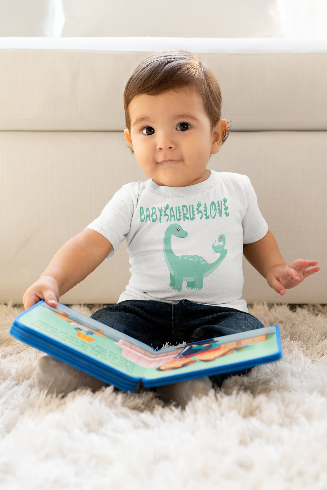 Babysauruslove. Short sleeve t-shirt for toddler and kids. - TeesForToddlersandKids -  t-shirt - dinos - babysauruslove-short-sleeve-t-shirt-for-toddler-and-kids