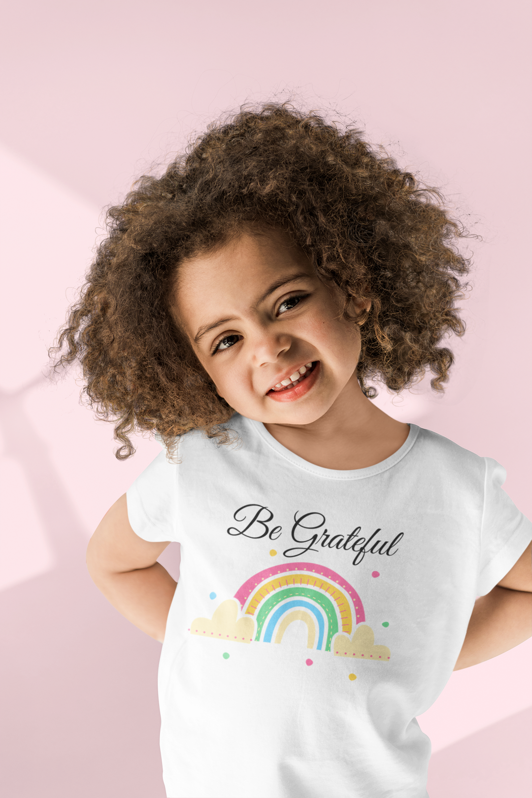 Be Grateful. Gospel song graphic t shirt for toddlers and kids.