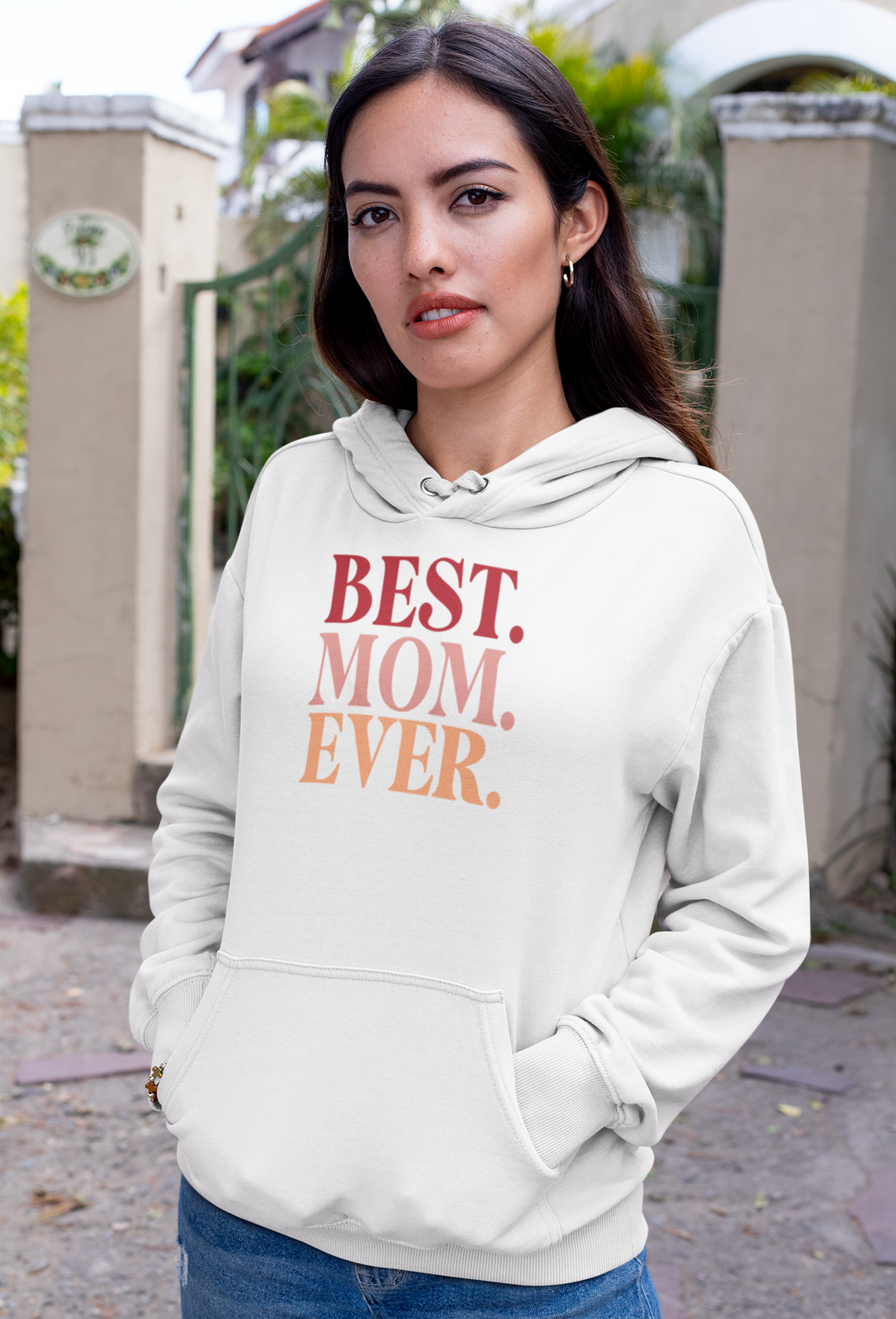 Best. Mom. Ever. Hoodie for women. - TeesForToddlersandKids -  hoodie - hoodie, MAMA - best-mom-ever-hoodie-for-women