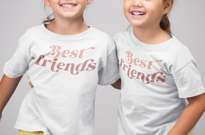 Best friends in pink-  Sibling t-shirts for toddlers and kids.. Matching sibling. Big Sister Shirt, Big Sis Sweatshirt Toddler, Big Sister Gift, Promoted to Big Sister Announcement, Pregnancy Announcement Sister Christmas