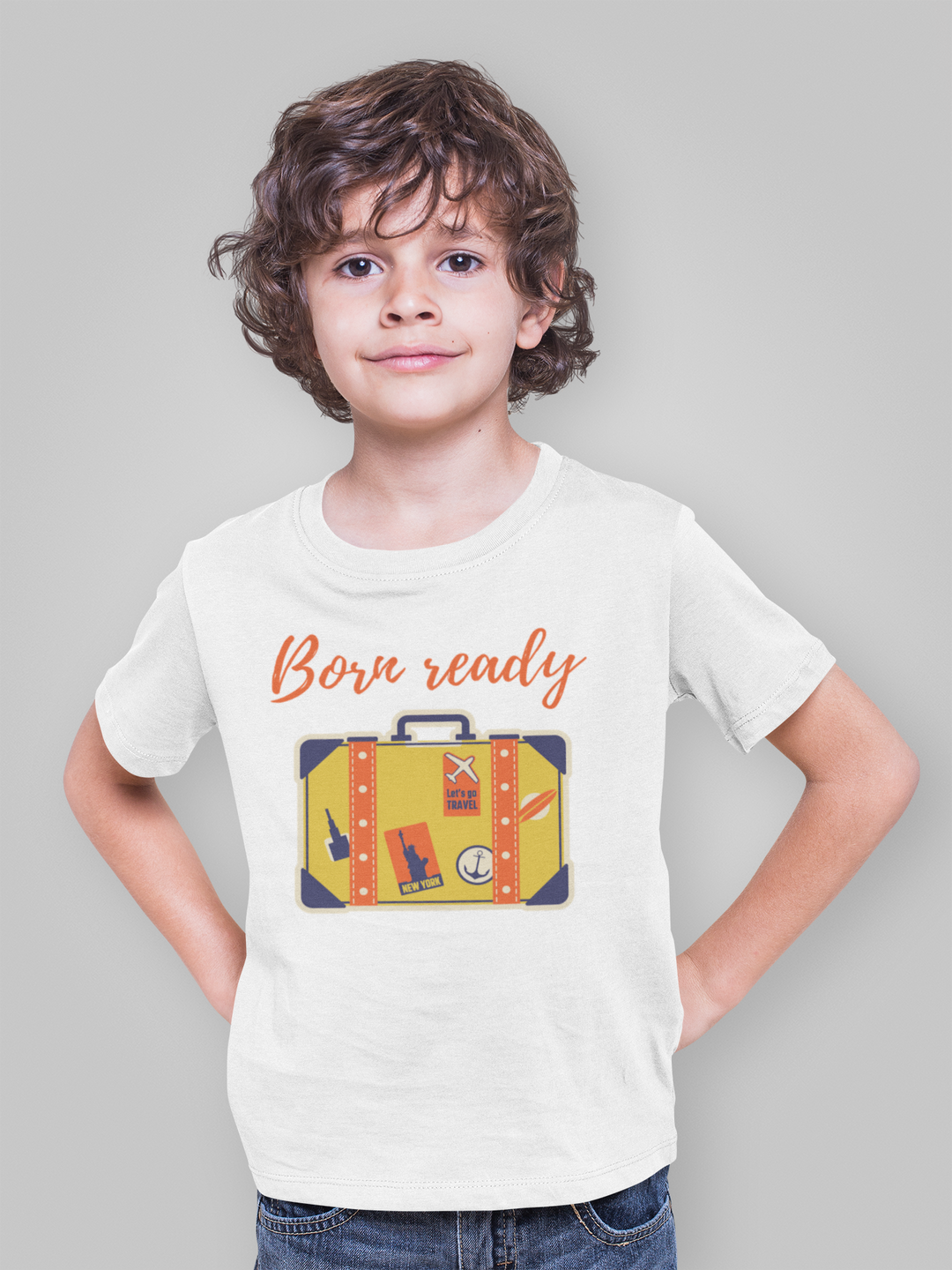 Born ready. Short sleeve t shirt for toddler and kids. - TeesForToddlersandKids -  t-shirt - seasons, summer - born-ready-short-sleeve-t-shirt-for-toddler-and-kids