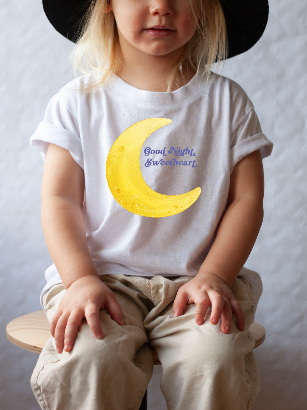 Good Night Sweetheart. Short Sleeve T-shirt For Toddler And Kids. - TeesForToddlersandKids -  t-shirt - sleep - good-night-sweetheart-short-sleeve-t-shirt-for-toddler-and-kids