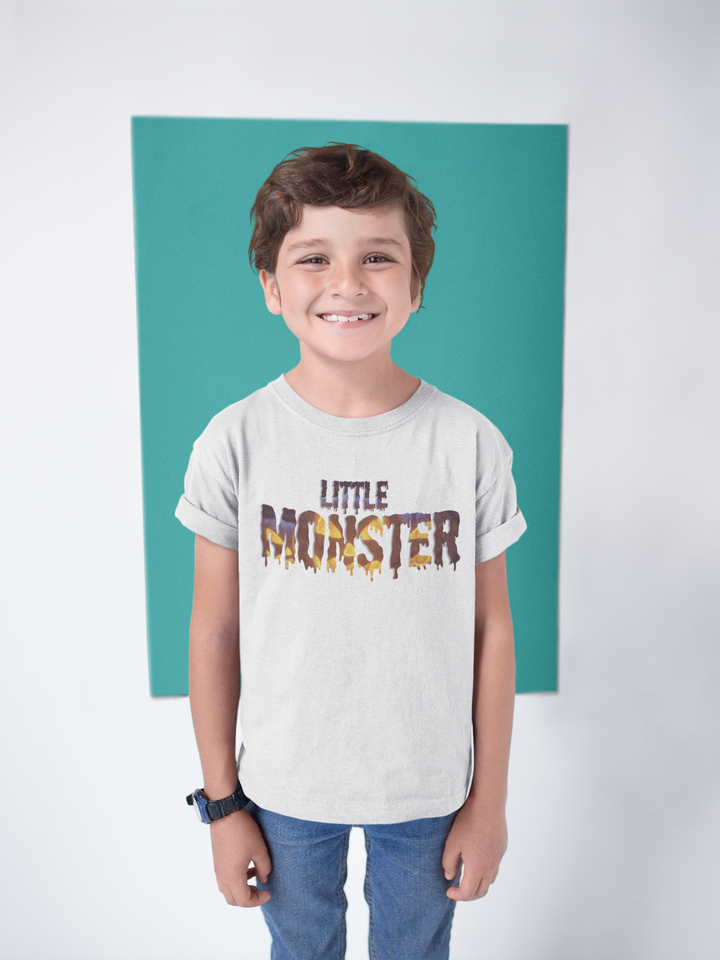 Little Monster.          Halloween shirt toddler. Trick or treat shirt for toddlers. Spooky season. Fall shirt kids.