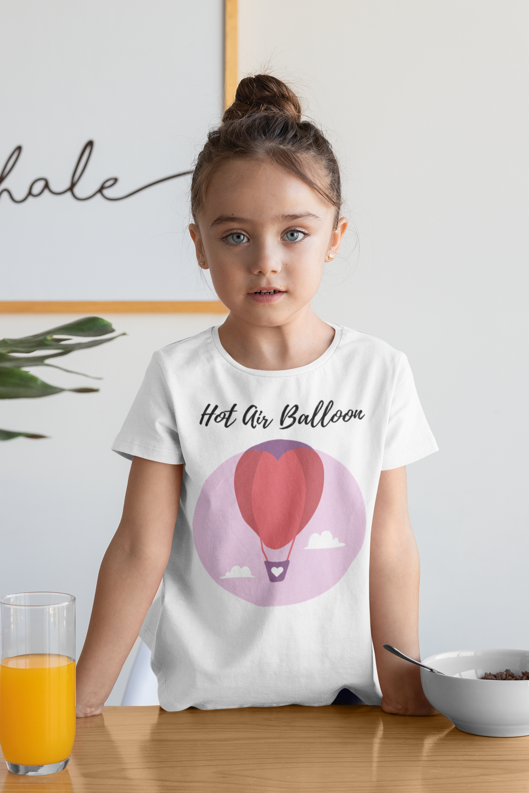 Hot air balloon. Short sleeve t shirt for toddler and kids. - TeesForToddlersandKids -  t-shirt - seasons, summer - hot-air-balloon-short-sleeve-t-shirt-for-toddler-and-kids