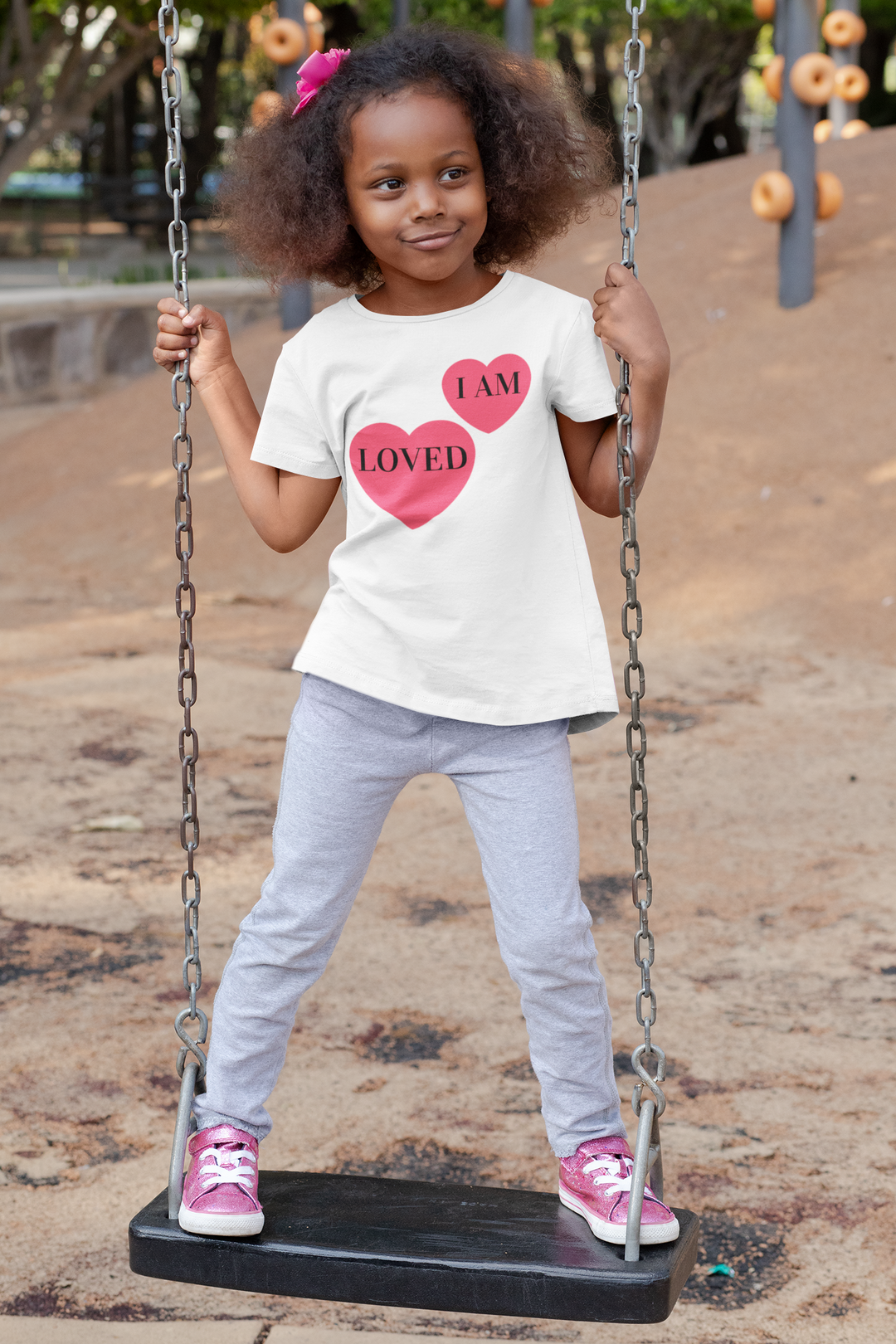 I am LOVED. Short sleeve t shirt for toddler and kids. - TeesForToddlersandKids -  t-shirt - holidays, Love - valentines-day-t-shirt-i-am-loved