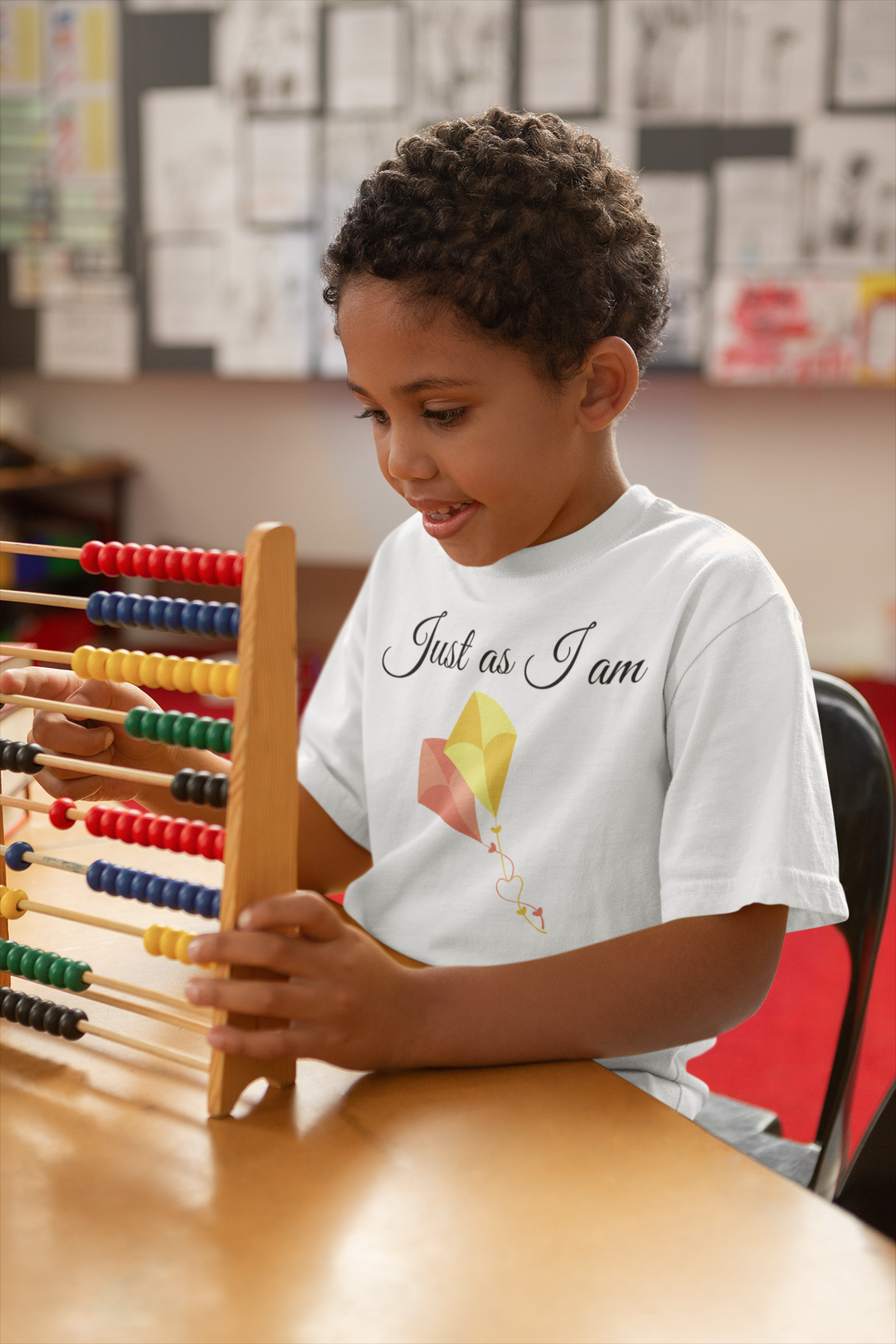 Just as I am. Gospel song graphic t shirt for toddlers and kids.