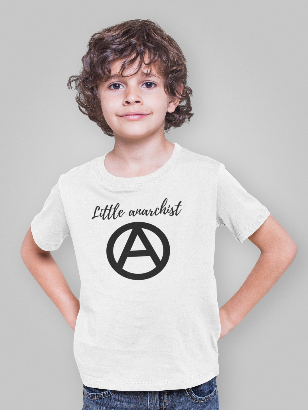Little anarchist. Short sleeve t shirt for toddler and kids. - TeesForToddlersandKids -  t-shirt - seasons, summer - little-anarchist-short-sleeve-t-shirt-for-toddler-and-kids