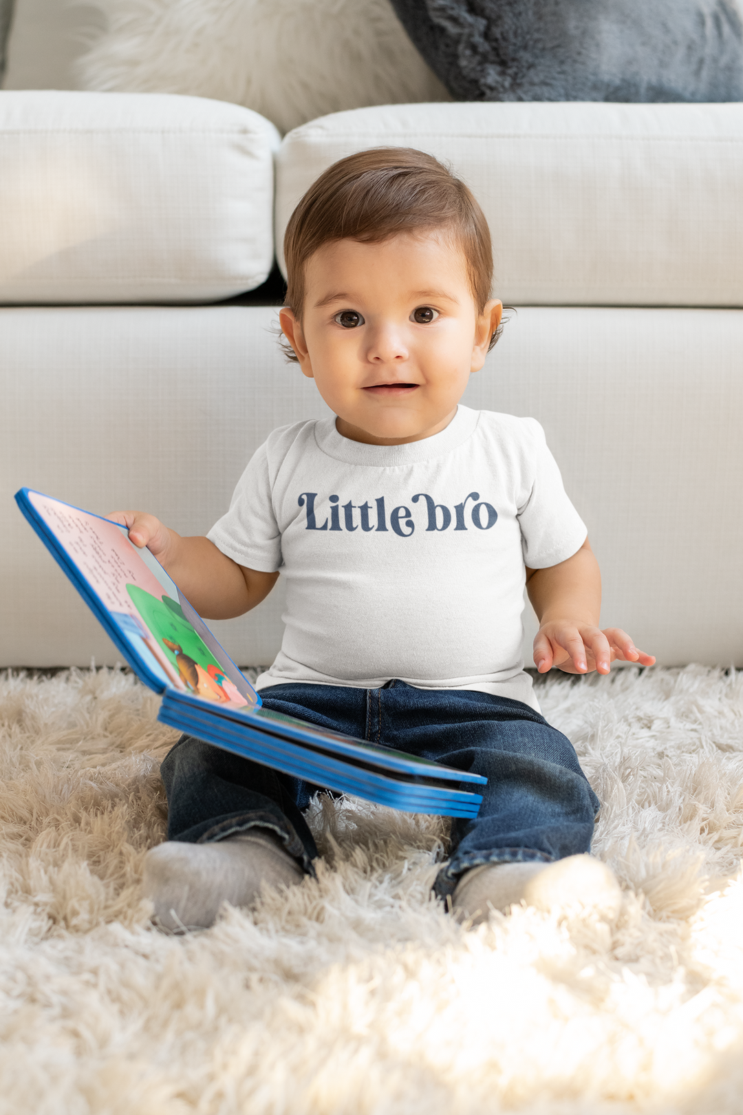 Little bro. T-shirt for toddlers and kids. - TeesForToddlersandKids -  t-shirt - sibling - little-bro-t-shirt-for-toddlers-and-kids