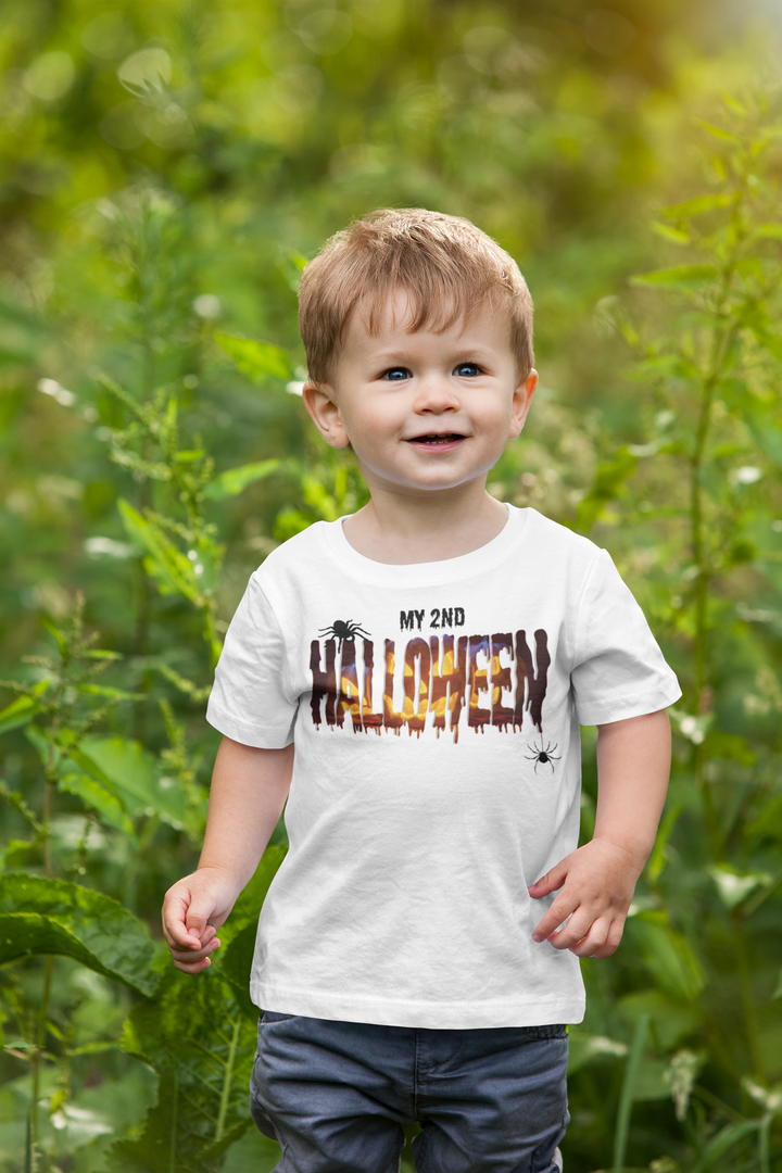 My 2nd Halloween.           Halloween shirt toddler. Trick or treat shirt for toddlers. Spooky season. Fall shirt kids.