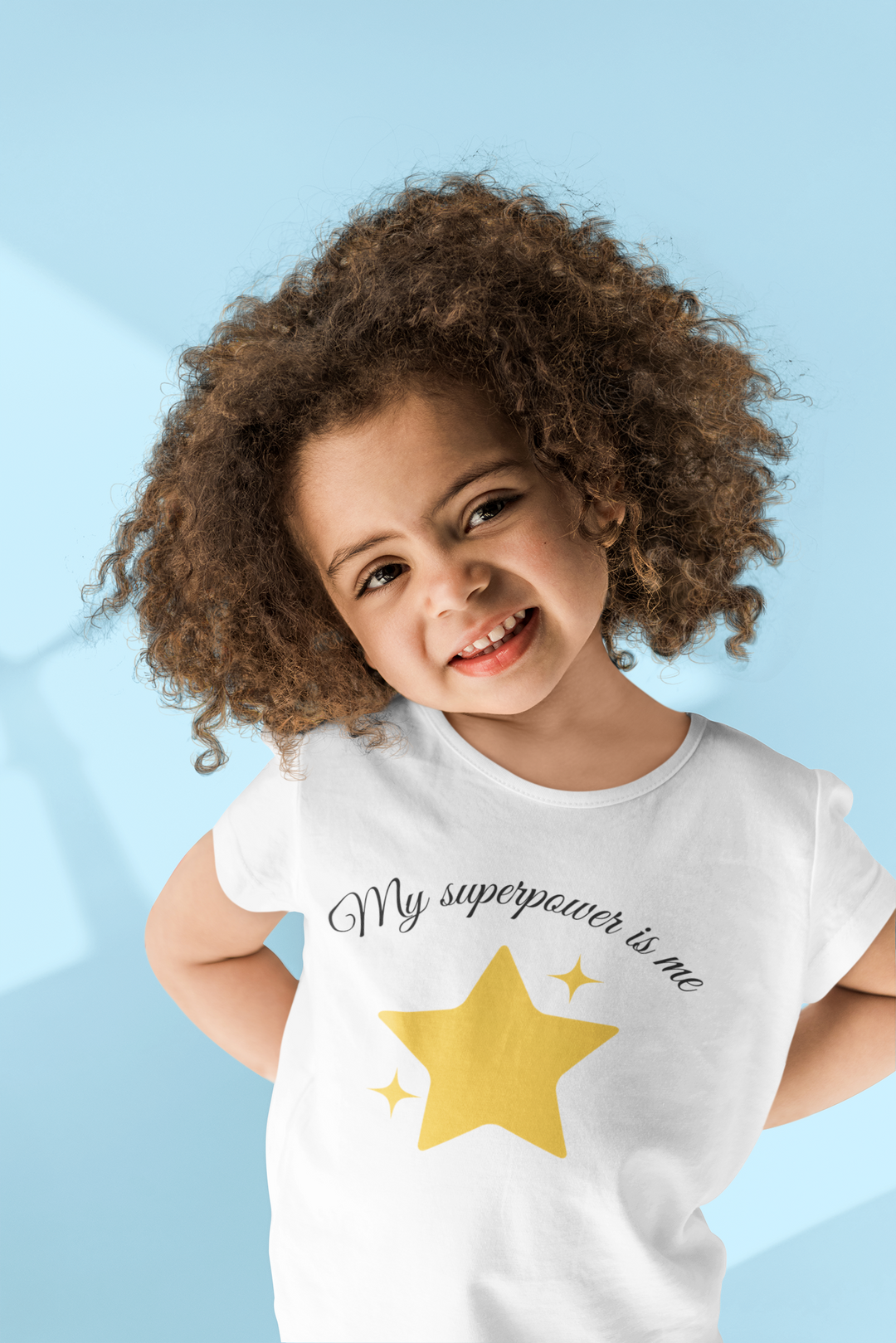 My superpower is me. Short sleeve t shirt for your toddler and kids. - TeesForToddlersandKids -  t-shirt - positive - my-superpower-is-me-short-sleeve-t-shirt-for-toddler-and-kids