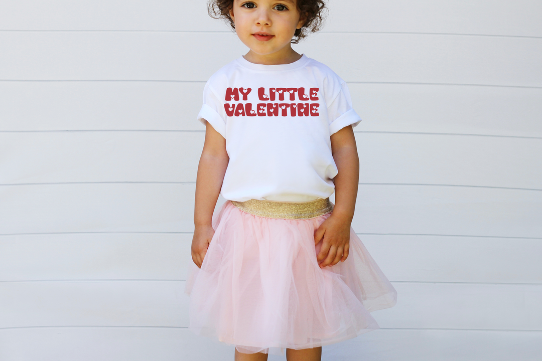 My little Valentine. T-shirt for toddlers and kids. - TeesForToddlersandKids -  t-shirt - holidays, Love - my-little-valentine-t-shirt-for-toddlers-and-kids