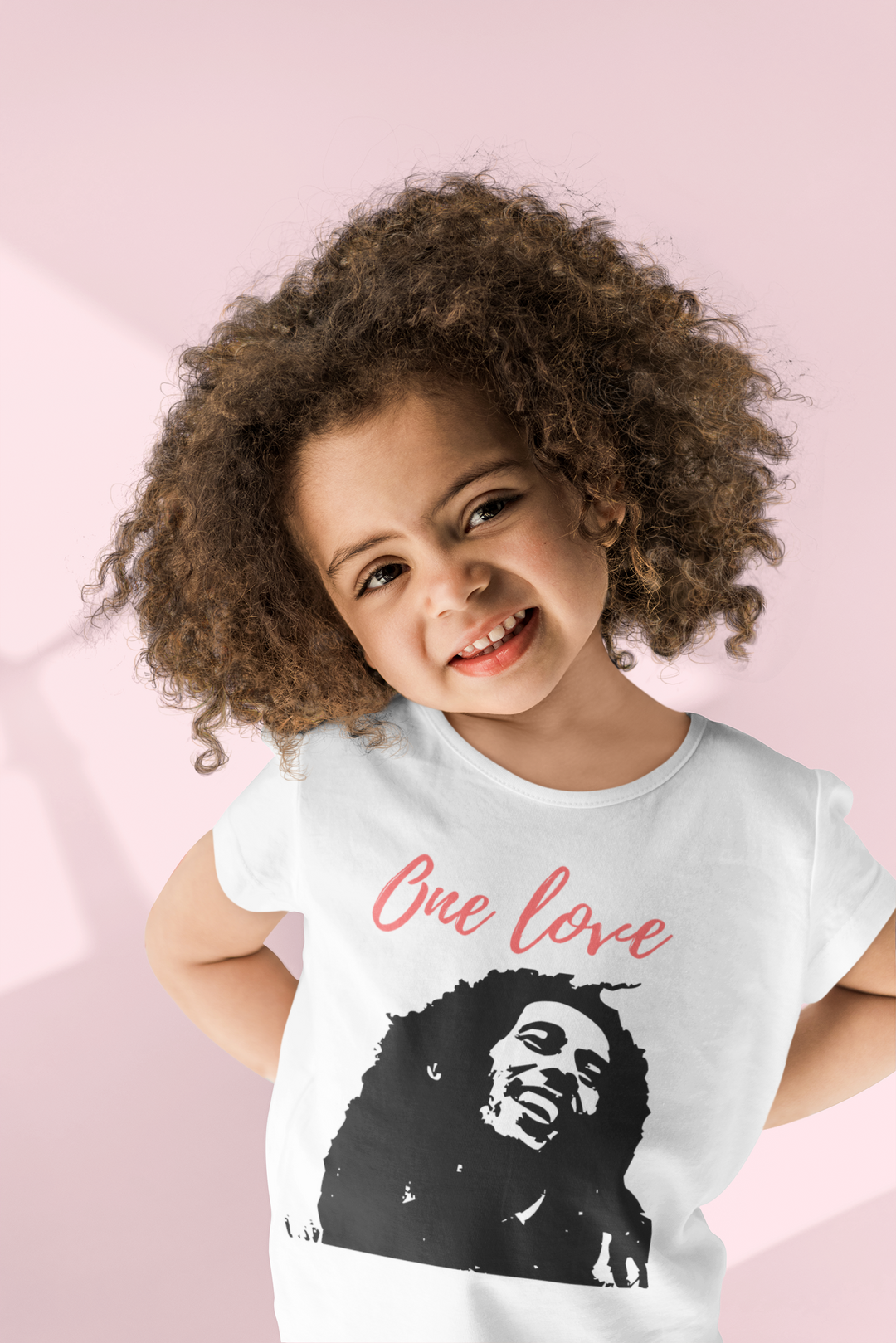 One love. Short sleeve t shirt for toddler and kids. - TeesForToddlersandKids -  t-shirt - seasons, summer - one-love-short-sleeve-t-shirt-for-toddler-and-kids