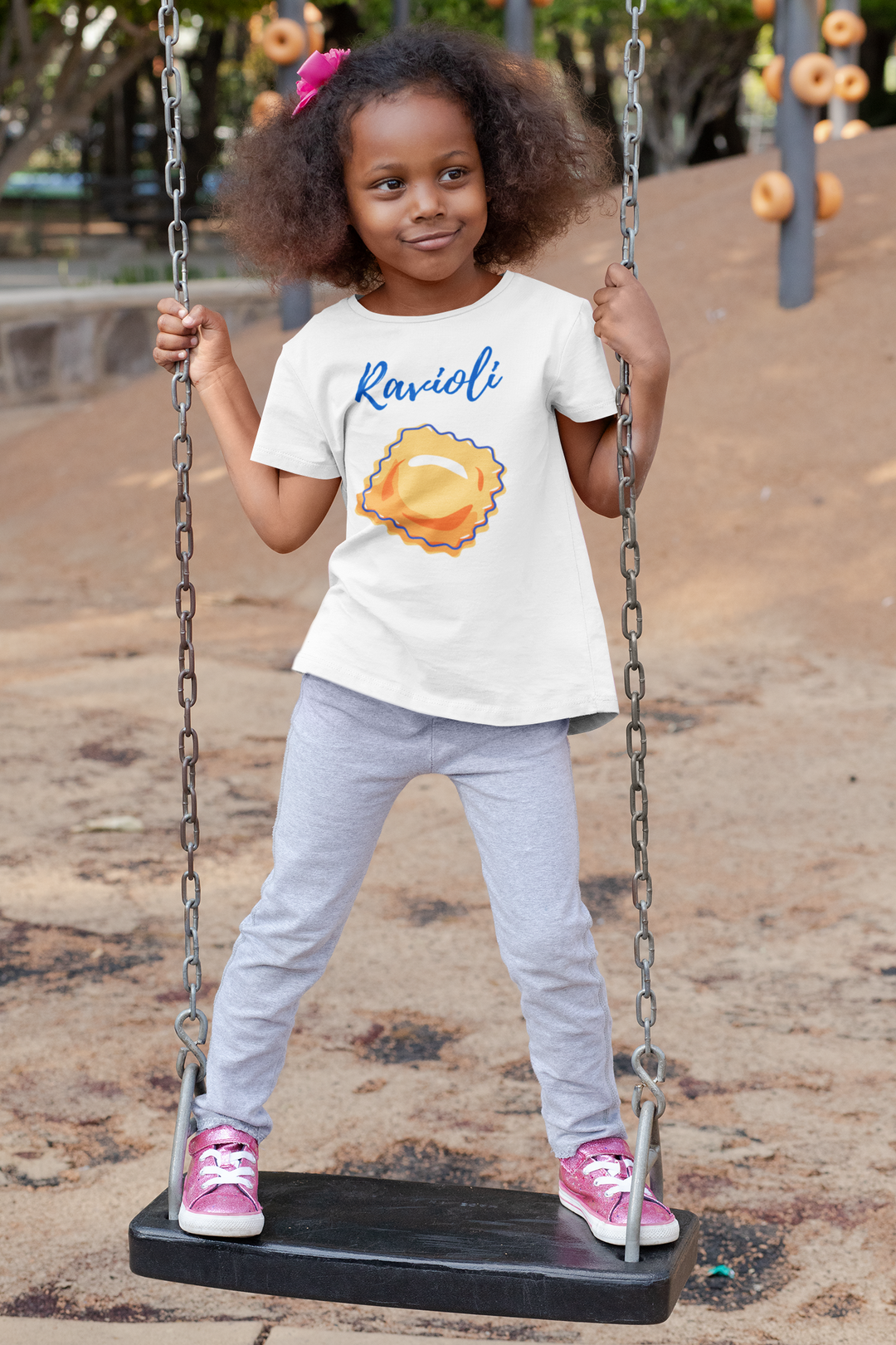 Ravioli. Short sleeve t shirt for toddler and kids. - TeesForToddlersandKids -  t-shirt - seasons, summer - ravioli-short-sleeve-t-shirt-for-toddler-and-kids