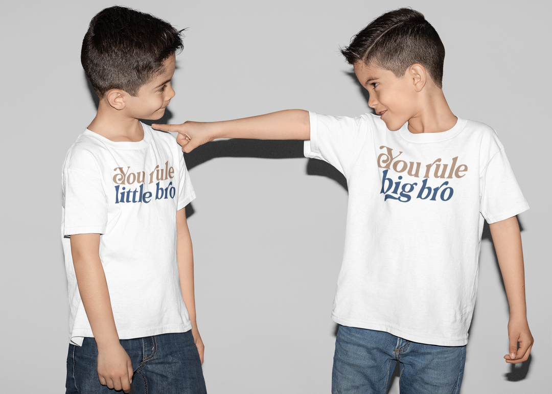 You rule big bro.  Big brother shirt, big bro shirt, big brother t-shirt, big brother tee shirt, big brother tshirt, baby announcement