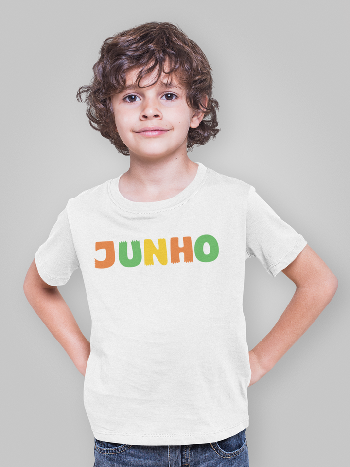 Junho. Short sleeve t shirt for toddler or kids. - TeesForToddlersandKids -  t-shirt - seasons, summer - junho-short-sleeve-t-shirt-for-toddler-or-kids