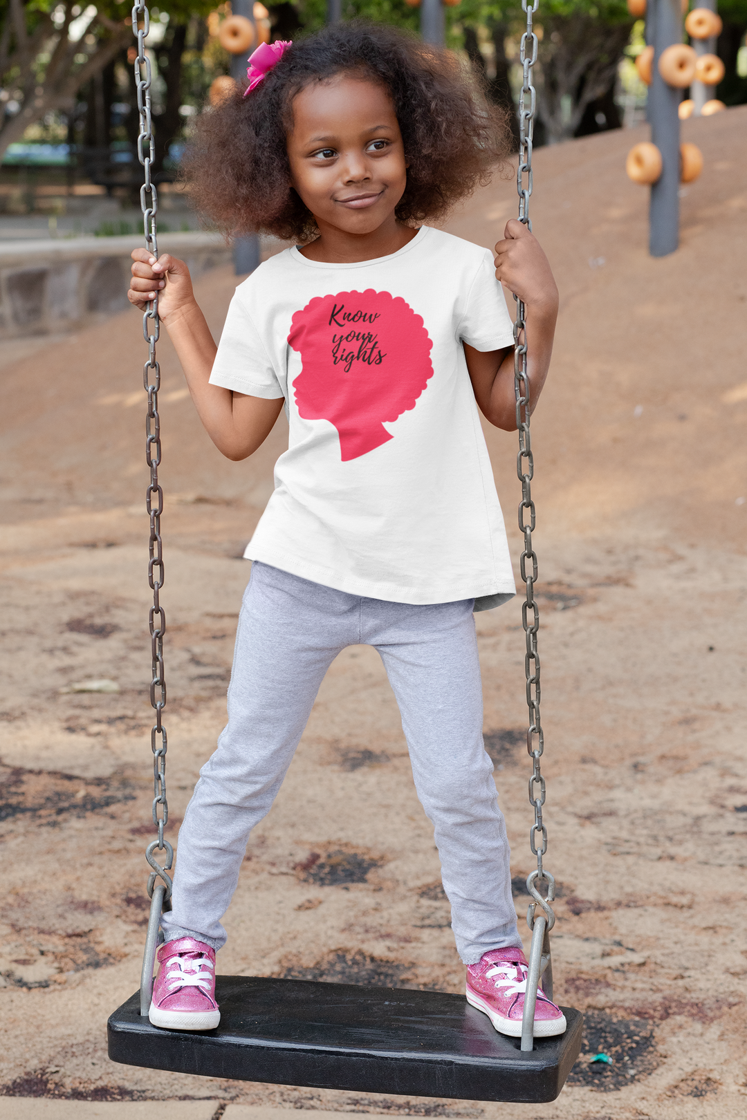 Know your rights. Girl power t-shirts for Toddlers and Kids.