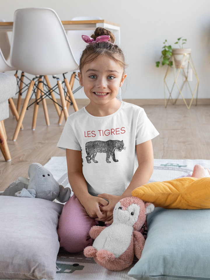 Les tigres I. Girl power t-shirts for Toddlers and Kids.