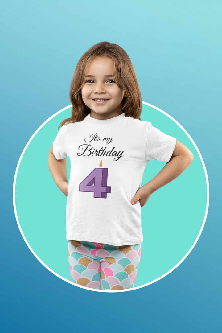 Its My Birthday. Short Sleeve T Shirt For Toddler And Kids. - TeesForToddlersandKids -  t-shirt - birthday - hes-my-birthday-short-sleeve-t-shirt-for-toddler-and-kids