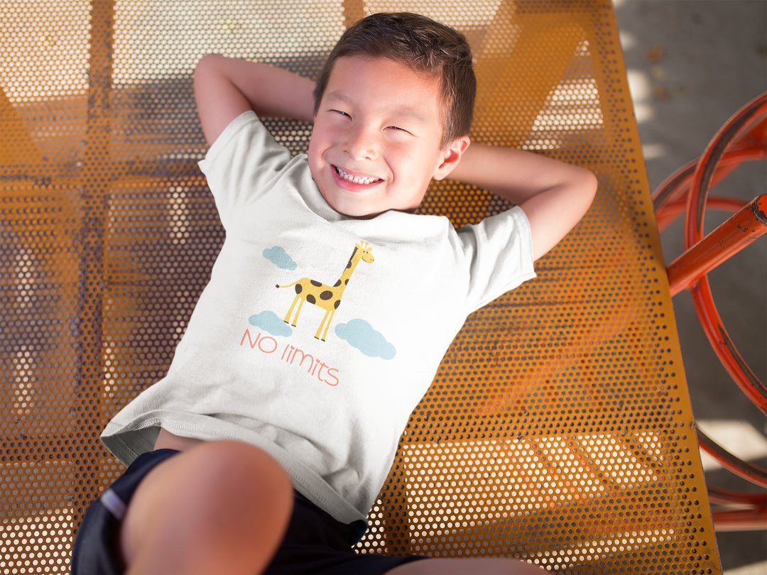 No Limits. Short Sleeve T Shirt For Toddler And Kids. - TeesForToddlersandKids -  t-shirt - seasons, summer - no-limits-short-sleeve-t-shirt-for-toddler-and-kids