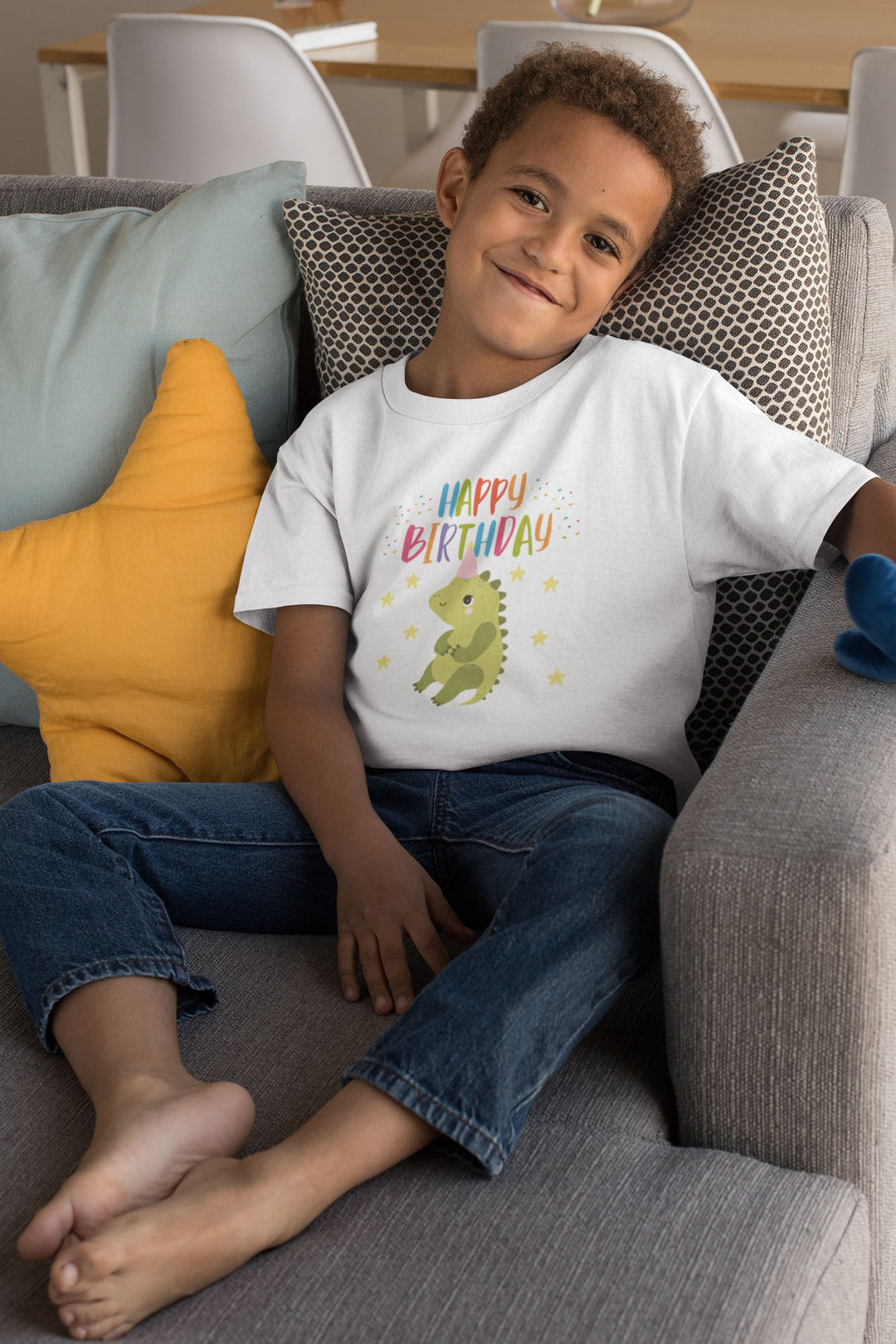 Happy Birthday. Short Sleeve T Shirt For Toddler And Kids. - TeesForToddlersandKids -  t-shirt - birthday - happy-birthday-short-sleeve-t-shirt-for-toddler-and-kids-11