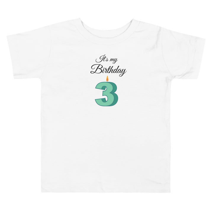 Its My Birthday. Short Sleeve T Shirt For Toddler And Kids. - TeesForToddlersandKids -  t-shirt - birthday - hes-my-birthday-short-sleeve-t-shirt-for-toddler-and-kids-2