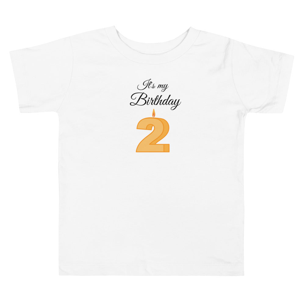 Its My Birthday. Short Sleeve T Shirt For Toddler And Kids. - TeesForToddlersandKids -  t-shirt - birthday - hes-my-birthday-short-sleeve-t-shirt-for-toddler-and-kids-3