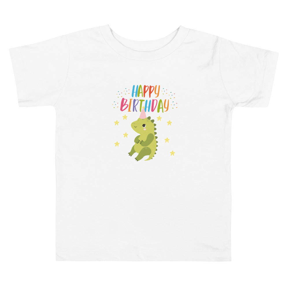 Happy Birthday. Short Sleeve T Shirt For Toddler And Kids. - TeesForToddlersandKids -  t-shirt - birthday - happy-birthday-short-sleeve-t-shirt-for-toddler-and-kids-10