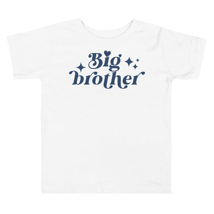 Big brother in navy with stars.  Big brother shirt, big bro shirt, big brother t-shirt, big brother tee shirt, big brother tshirt, baby announcement