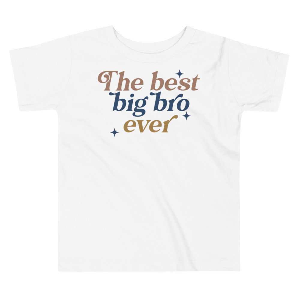 The best big bro ever. Big brother shirt, big bro shirt, big brother t-shirt, big brother tee shirt, big brother tshirt, baby announcement