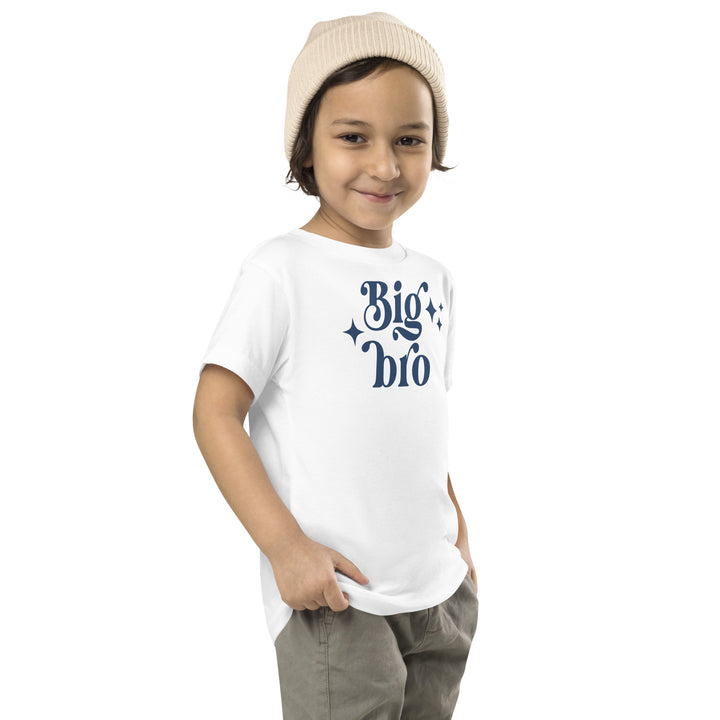 Big bro in navy with stars.  big brother shirt, big bro shirt, big brother t-shirt, big brother tee shirt, big brother tshirt, baby announcement