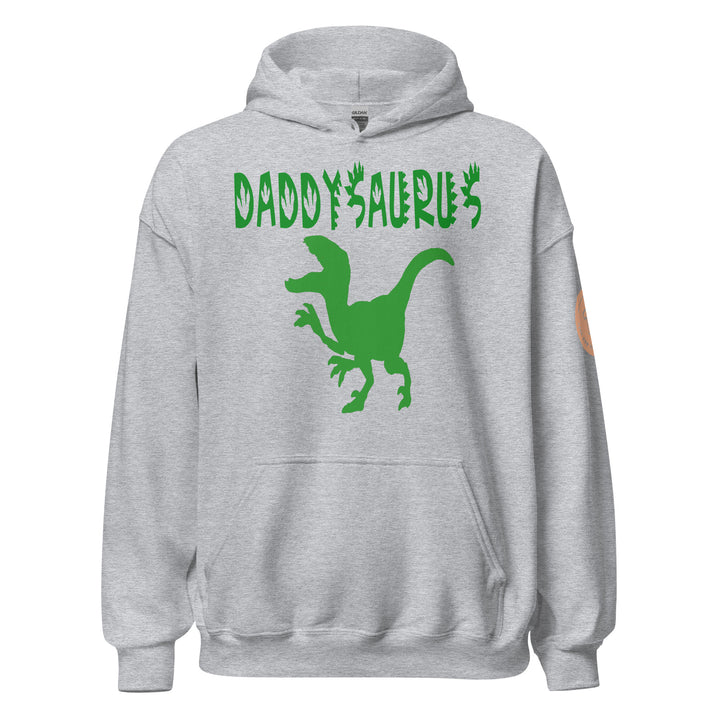 Daddysaurus. Hoodie for men. - TeesForToddlersandKids -  hoodie - dinos, men - daddysaurus-hoodie-for-men