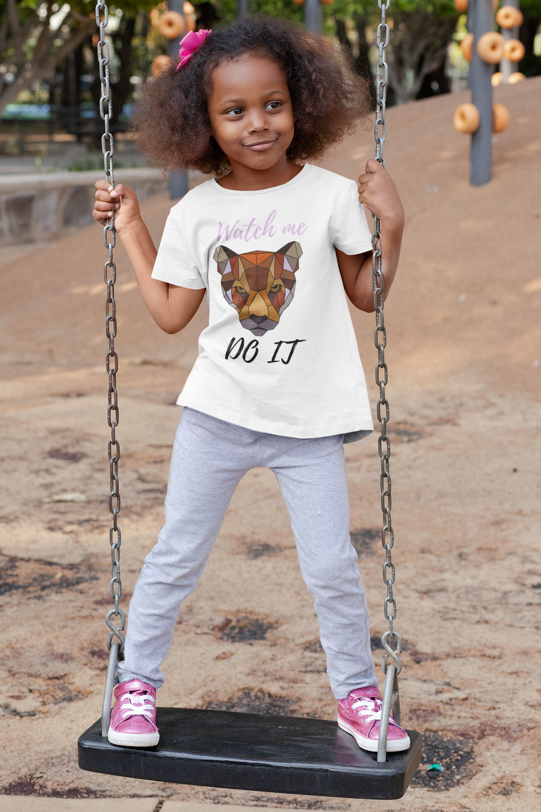 Watch me do it. Short sleeve t shirt for your toddler and kids. - TeesForToddlersandKids -  t-shirt - positive - watch-me-do-it-short-sleeve-t-shirt
