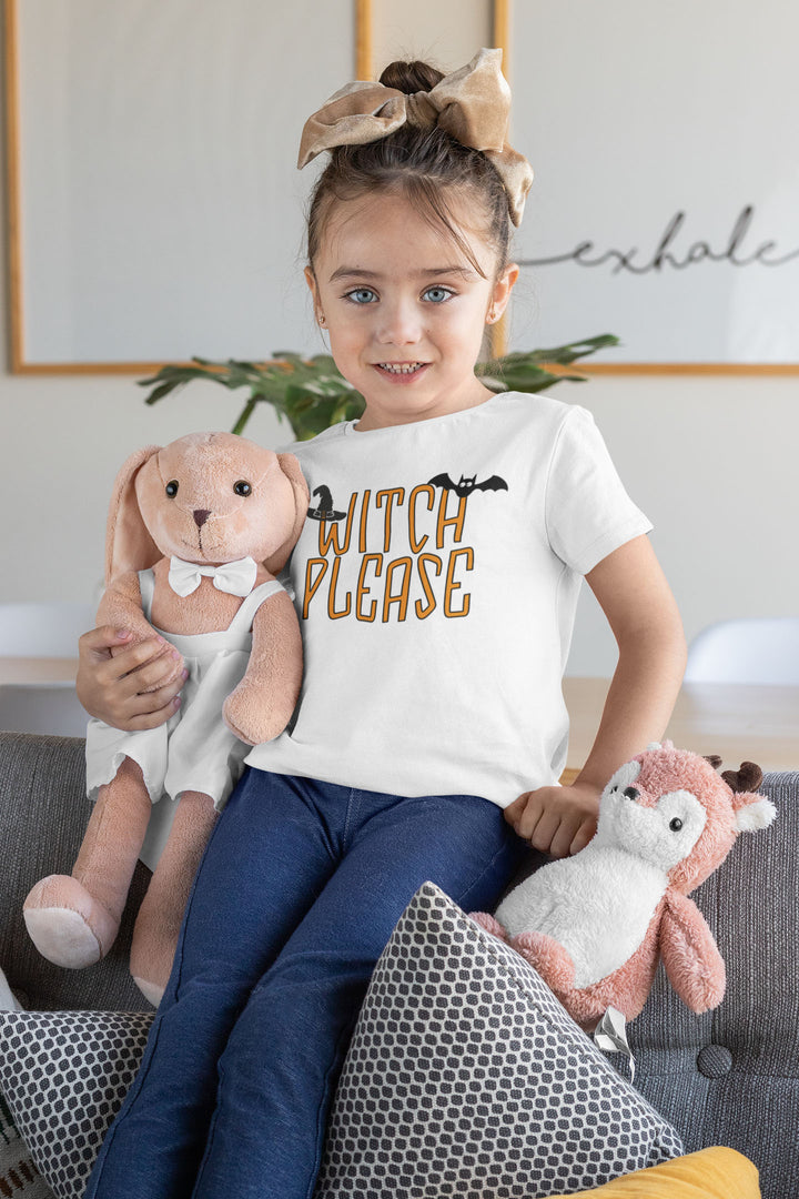 Witch Please.          Halloween shirt toddler. Trick or treat shirt for toddlers. Spooky season. Fall shirt kids.