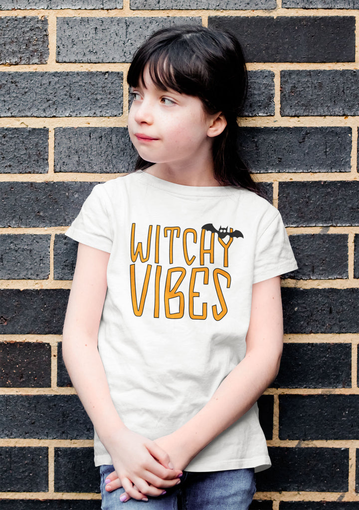 Witchy Vibes.          Halloween shirt toddler. Trick or treat shirt for toddlers. Spooky season. Fall shirt kids.